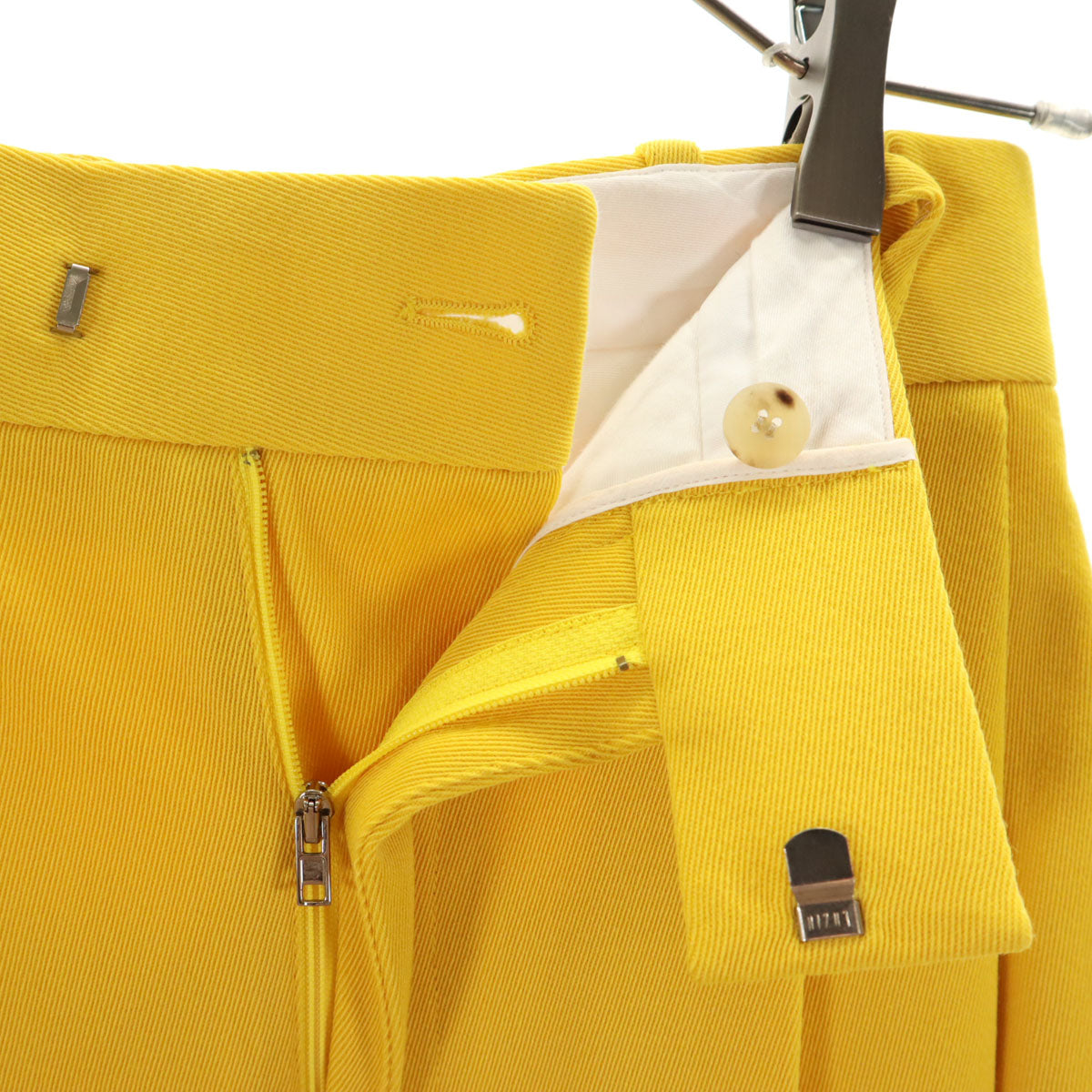 BOTTEGAVENETA Italian Yellow Wide Pants Size 34