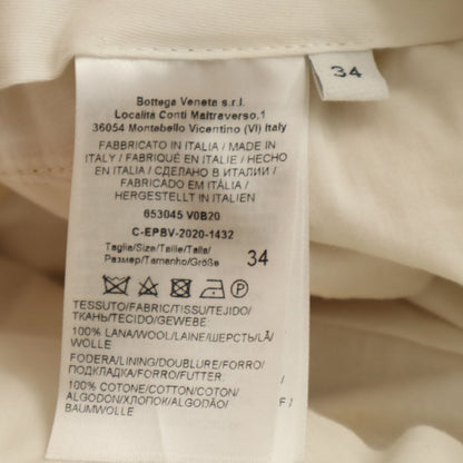 BOTTEGAVENETA Italian Yellow Wide Pants Size 34