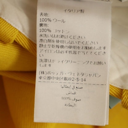 BOTTEGAVENETA Italian Yellow Wide Pants Size 34