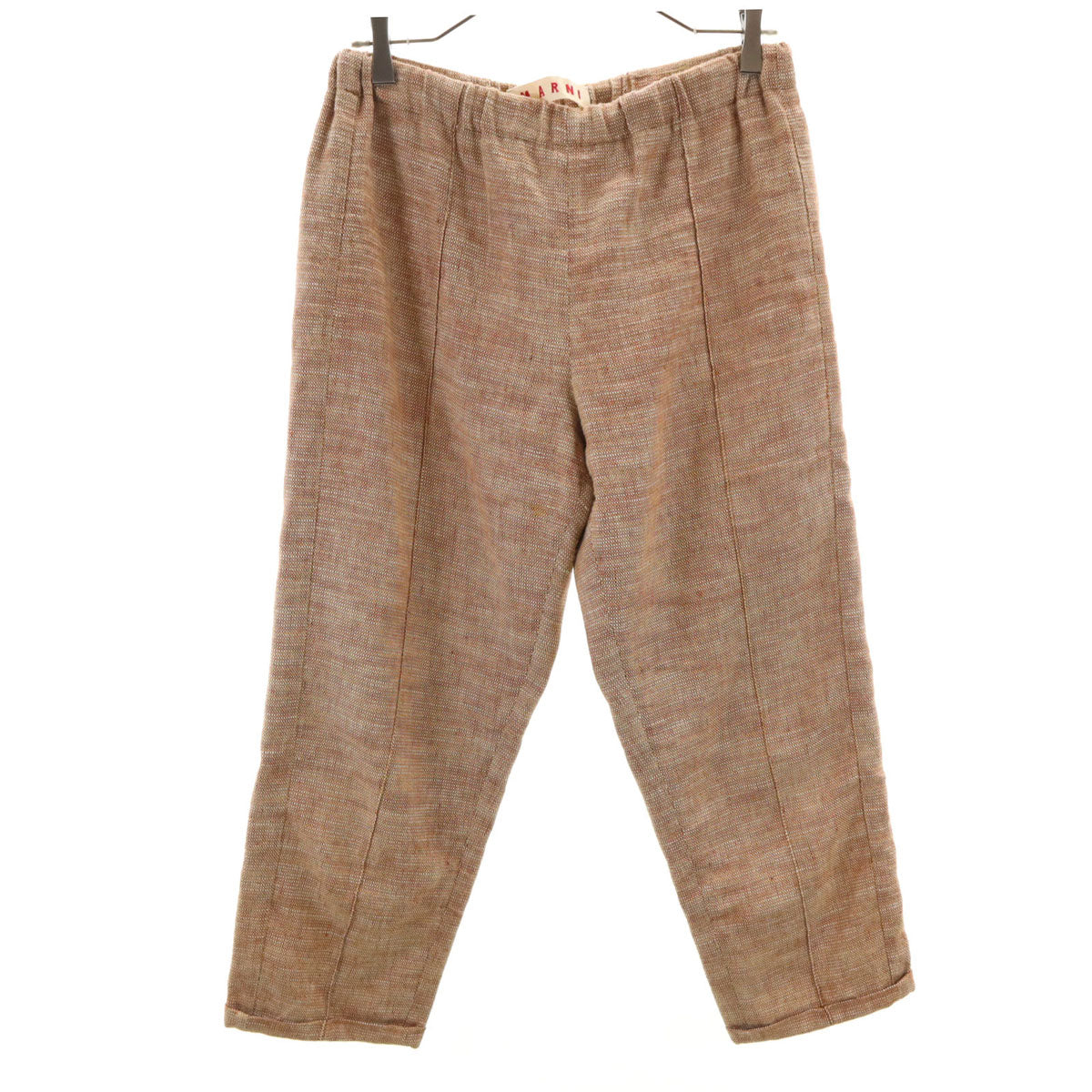 MARNI Made in Italy Cotton Pants Beige Size 38