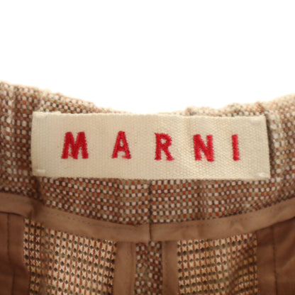 MARNI Made in Italy Cotton Pants Beige Size 38