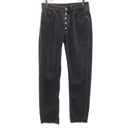 MM6 Maison Margiela Cut-Off Slim Jeans Black Size 38