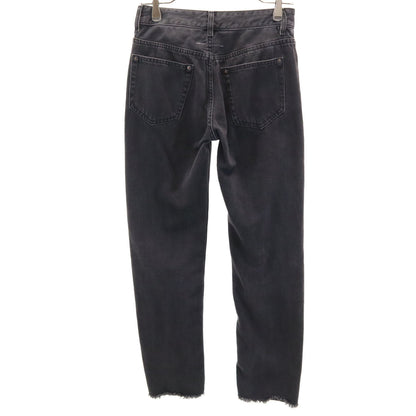 MM6 Maison Margiela Cut-Off Slim Jeans Black Size 38