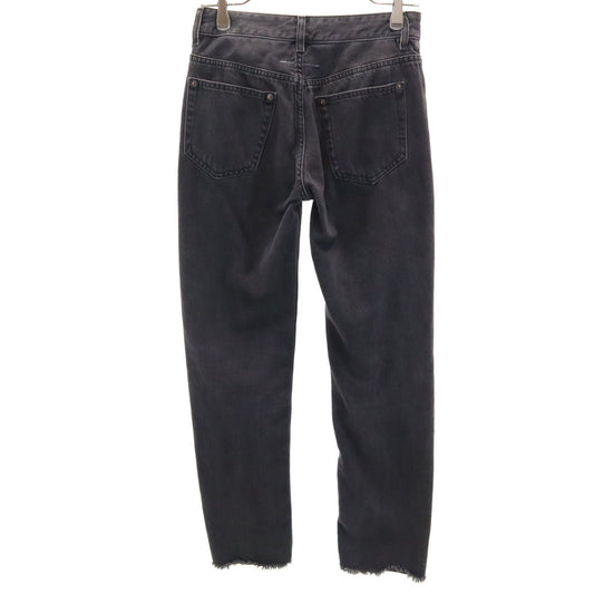 MM6 Maison Margiela Cut-Off Slim Jeans Black Size 38