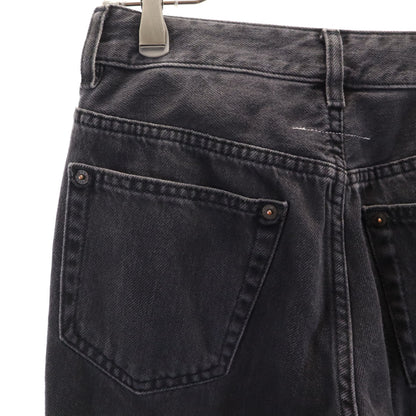 MM6 Maison Margiela Cut-Off Slim Jeans Black Size 38