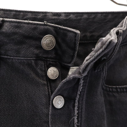 MM6 Maison Margiela Cut-Off Slim Jeans Black Size 38