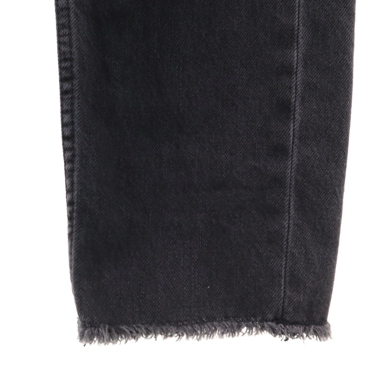 MM6 Maison Margiela Cut-Off Slim Jeans Black Size 38