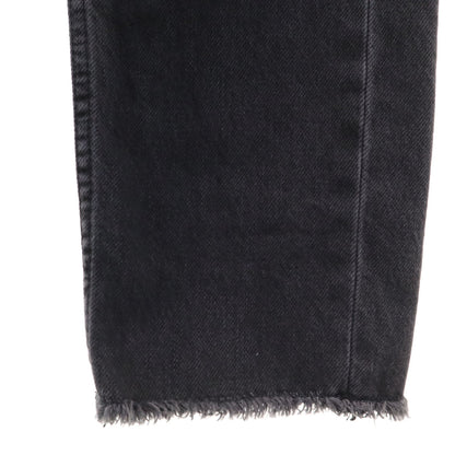 MM6 Maison Margiela Cut-Off Slim Jeans Black Size 38