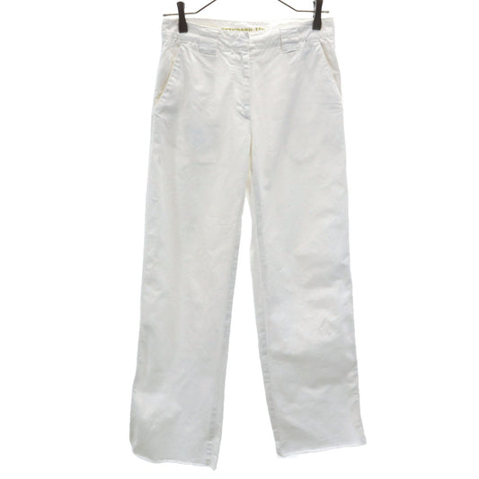 MARTIN MARGIELA Italian Made Straight Pants White Size 38