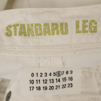MARTIN MARGIELA Italian Made Straight Pants White Size 38
