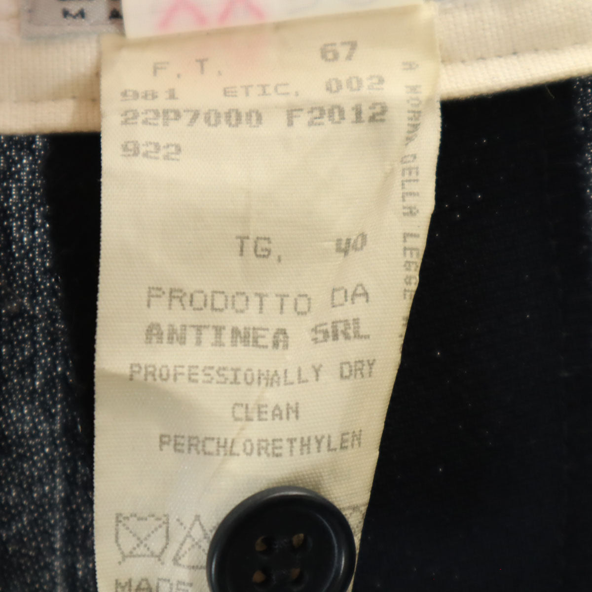 Emporio Armani 90s Italian High Waist Pants Navy Size 40