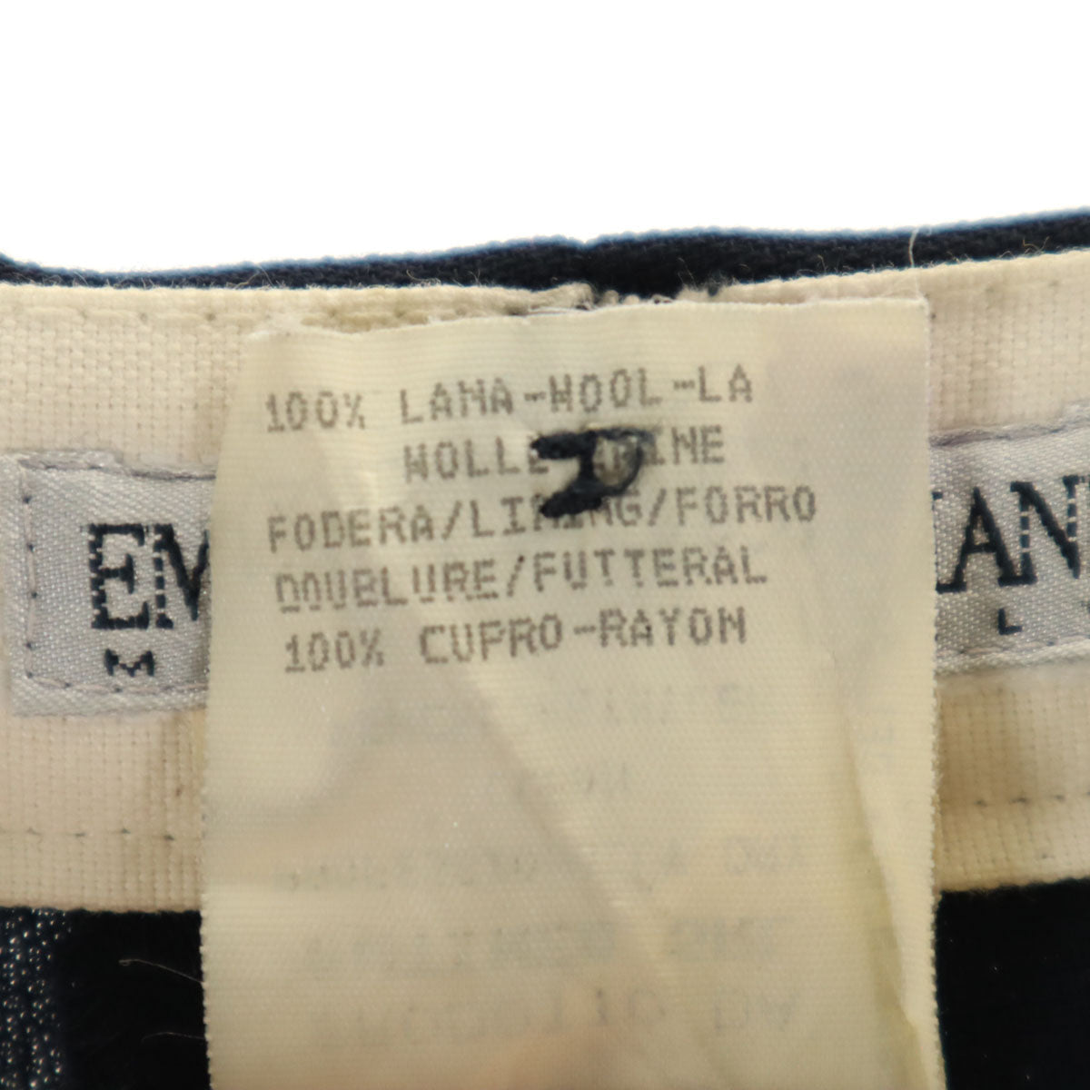 Emporio Armani 90s Italian High Waist Pants Navy Size 40