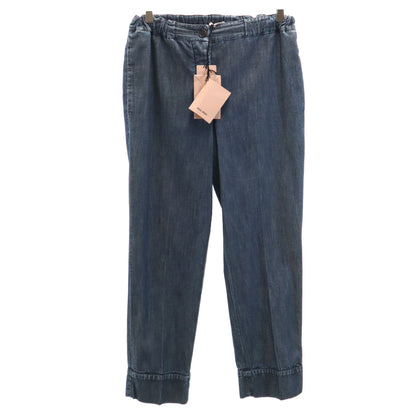 MIUMIU Denim-Like Easy Ankle Pants Navy Size 38