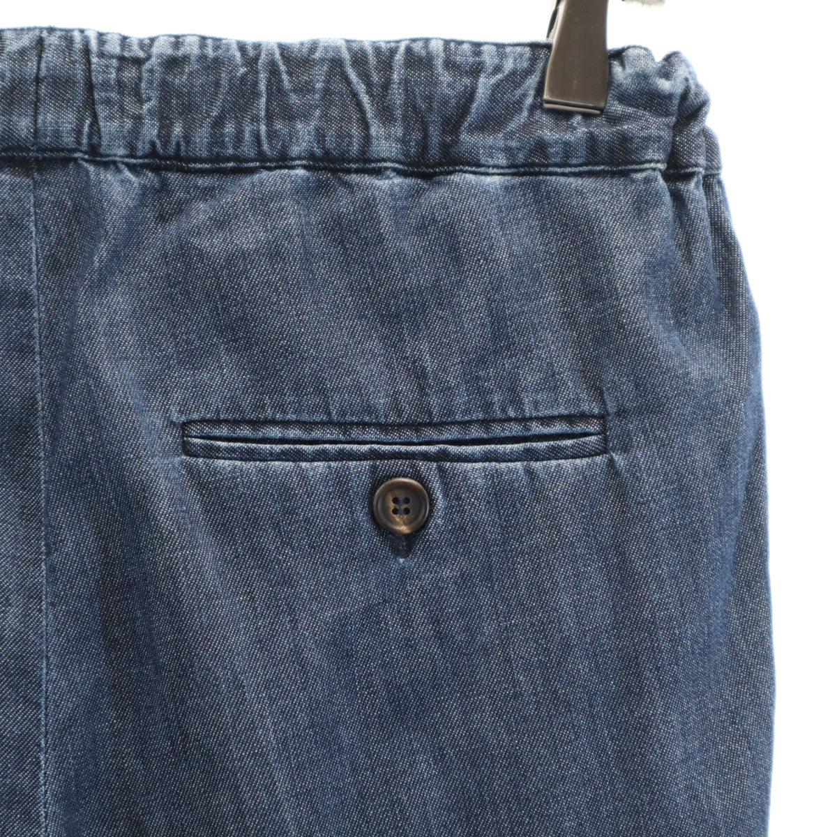 MIUMIU Denim-Like Easy Ankle Pants Navy Size 38