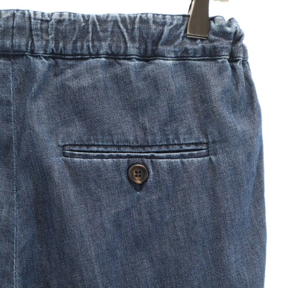 MIUMIU Denim-Like Easy Ankle Pants Navy Size 38