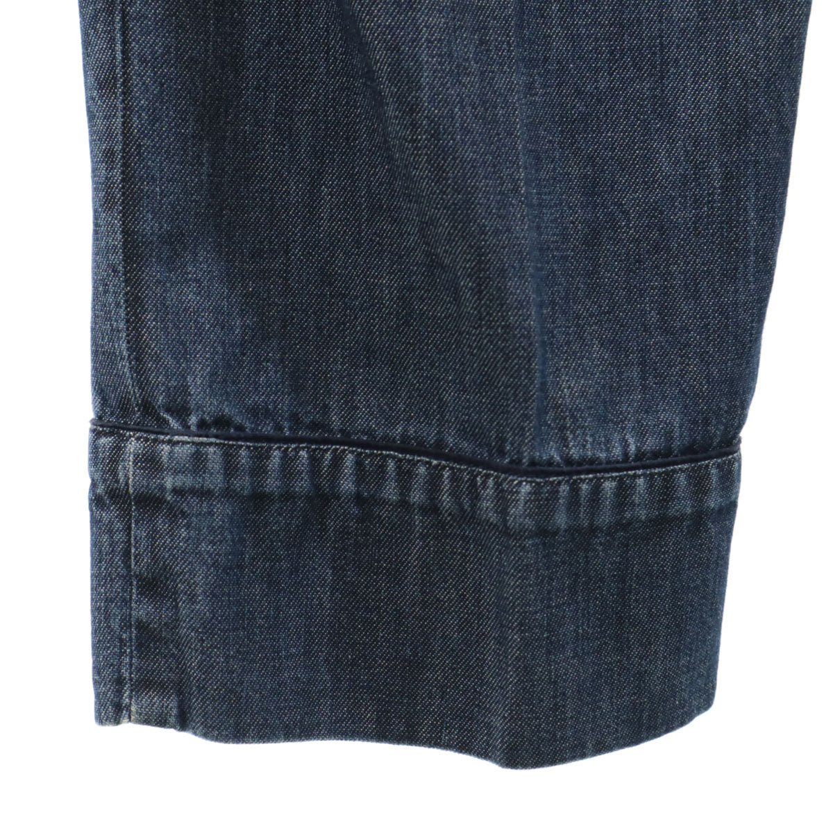 MIUMIU Denim-Like Easy Ankle Pants Navy Size 38