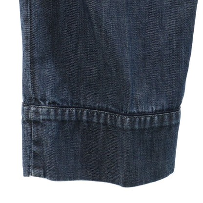 MIUMIU Denim-Like Easy Ankle Pants Navy Size 38