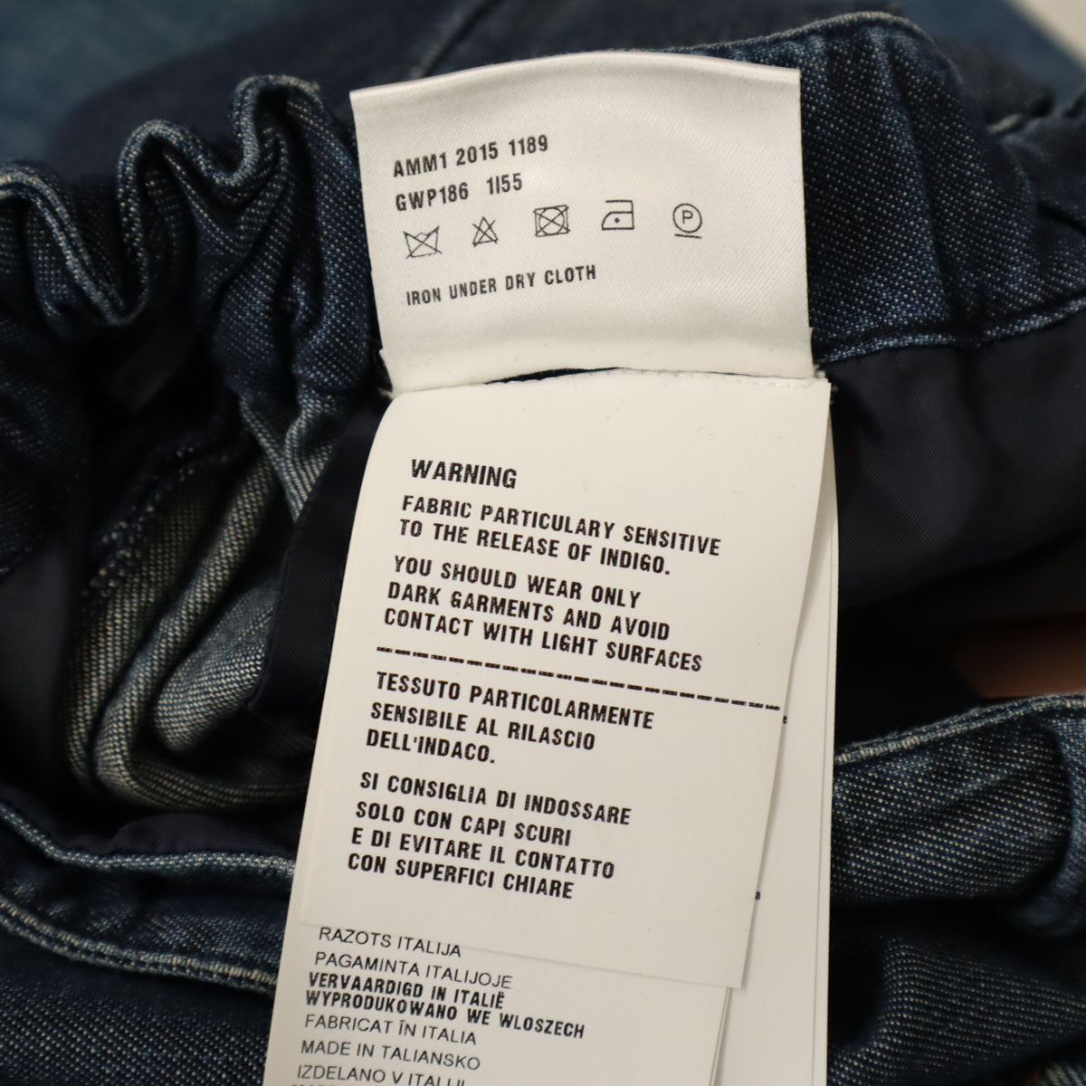 MIUMIU Denim-Like Easy Ankle Pants Navy Size 38