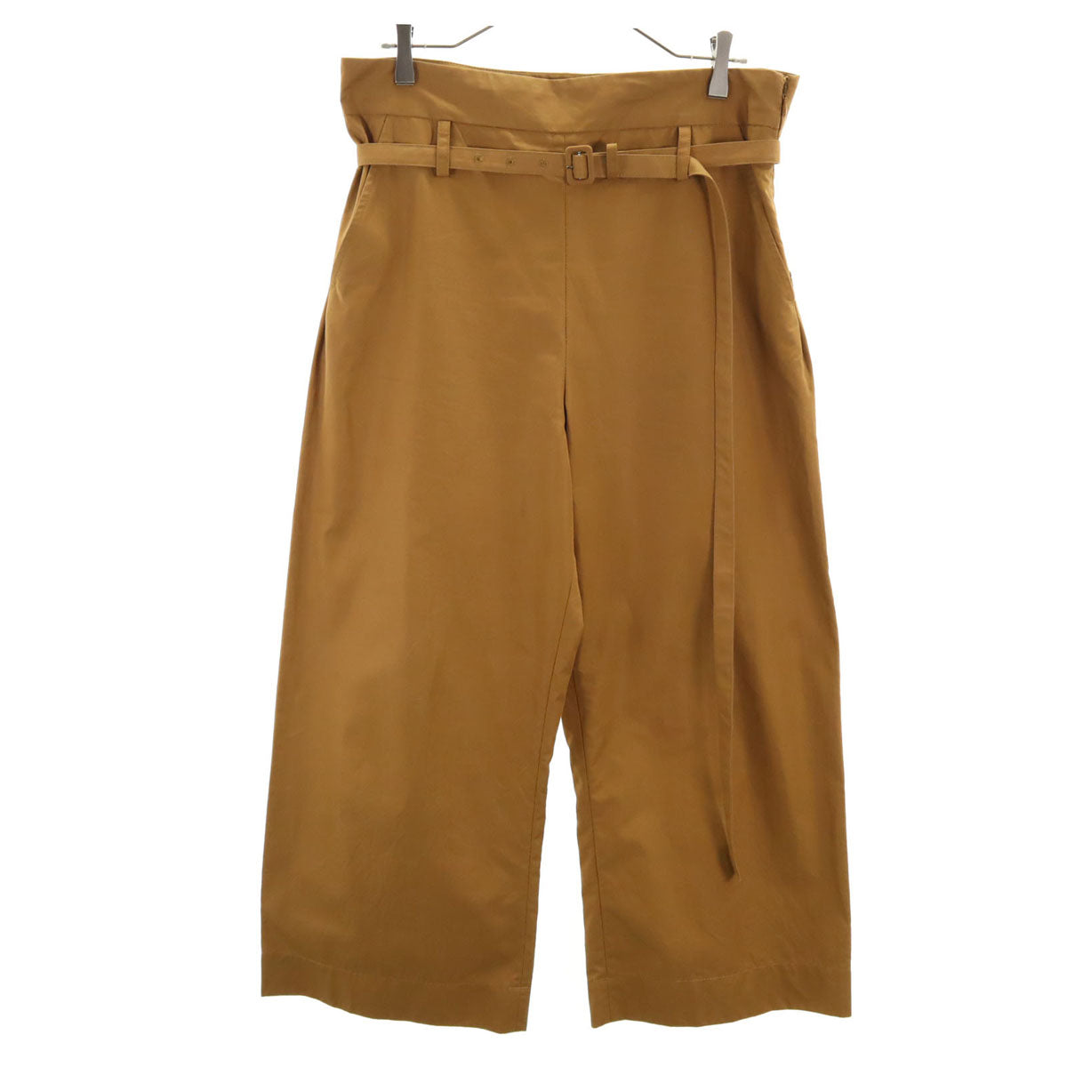 MARNI Italian High-Waist Wide-Leg Pants Brown Size 40