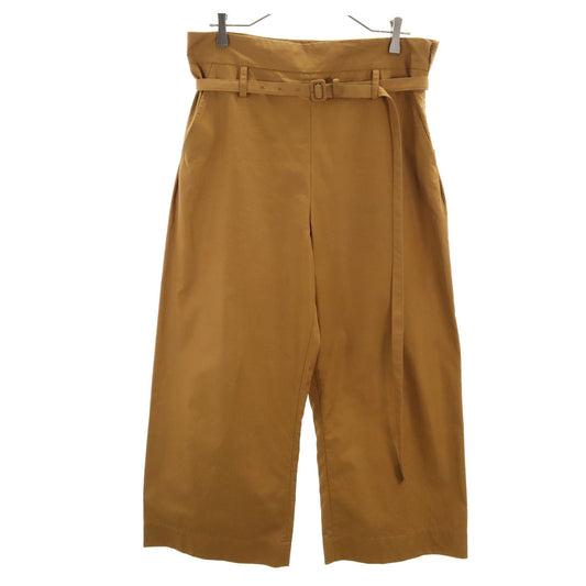 MARNI Italian High-Waist Wide-Leg Pants Brown Size 40