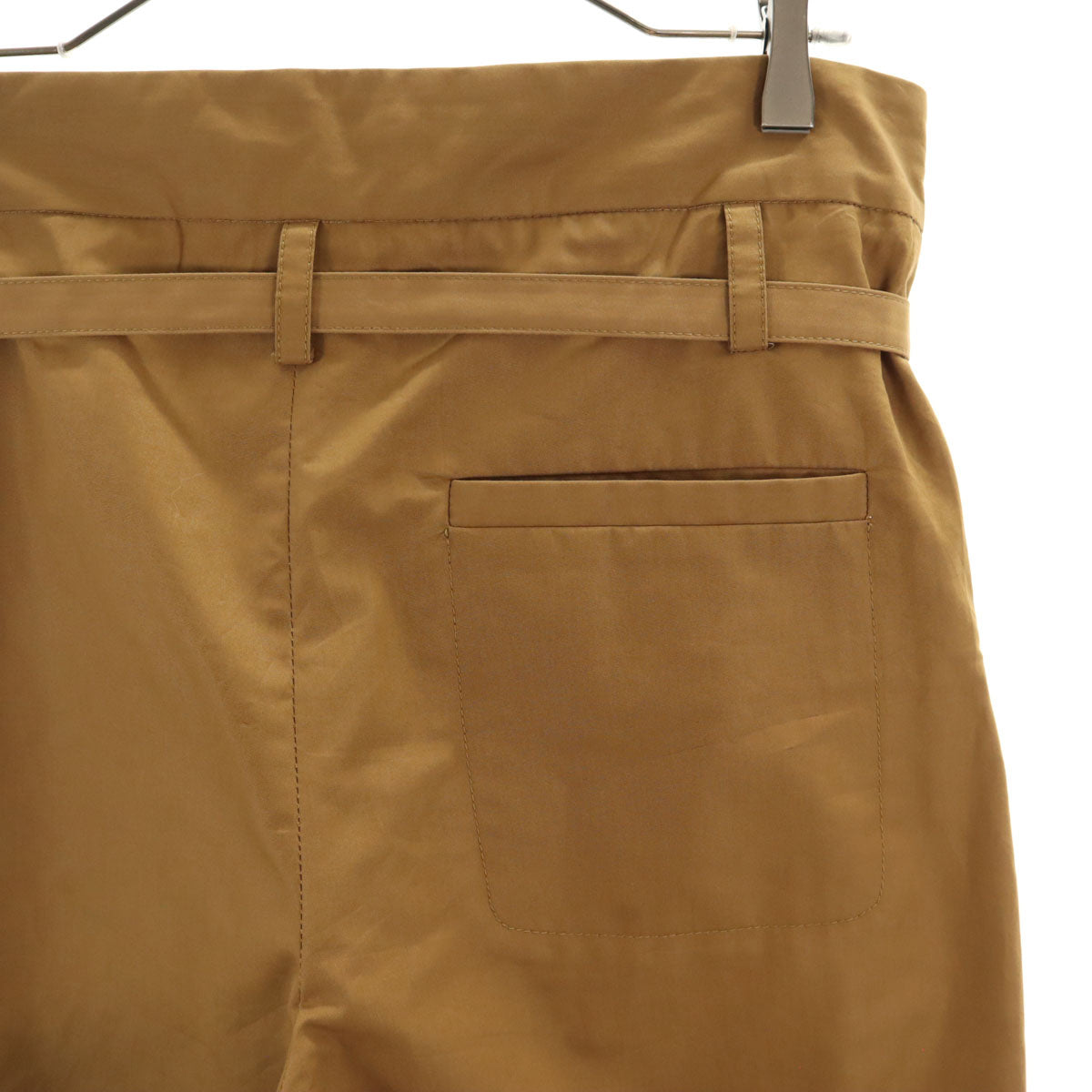 MARNI Italian High-Waist Wide-Leg Pants Brown Size 40