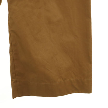MARNI Italian High-Waist Wide-Leg Pants Brown Size 40