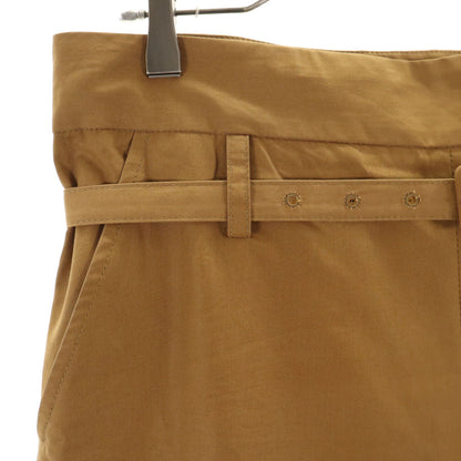 MARNI Italian High-Waist Wide-Leg Pants Brown Size 40