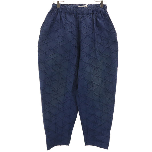 ISSEY MIYAKE Pleated Tapered Pants Blue Size 2