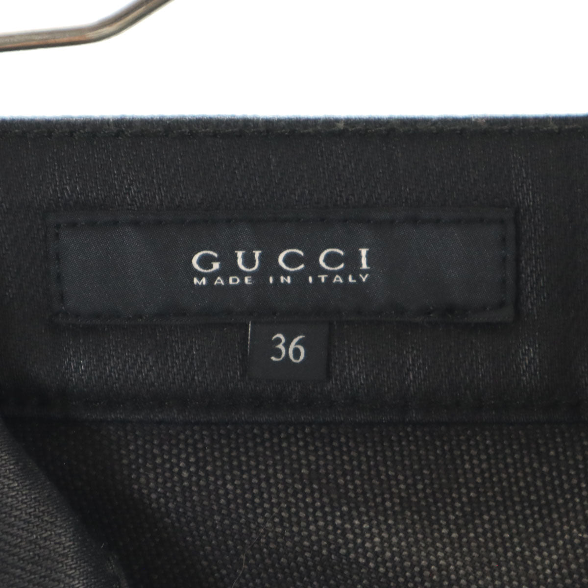 GUCCI Black Straight Pants Size 36
