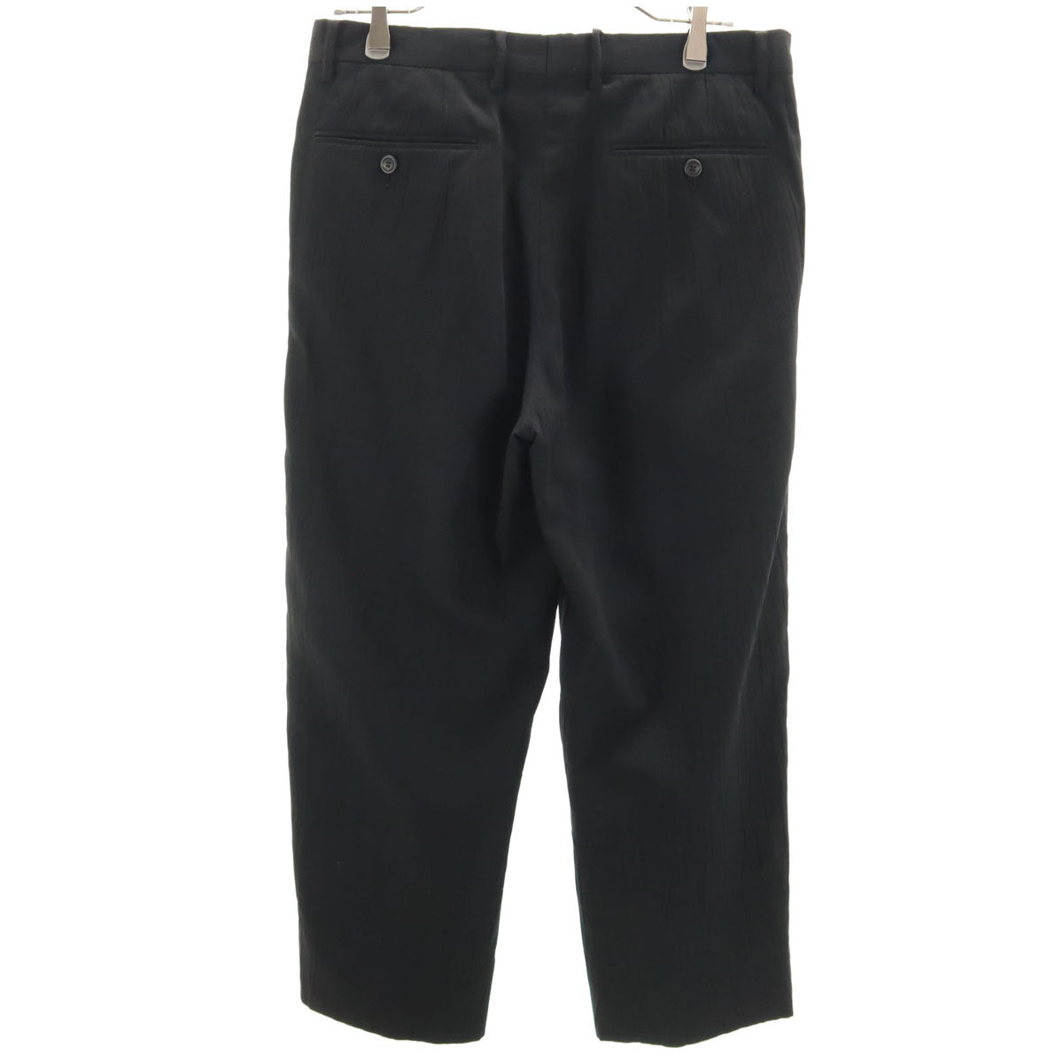 ISSEY MIYAKE WHITE LABEL Crinkle Slacks Black Size 3
