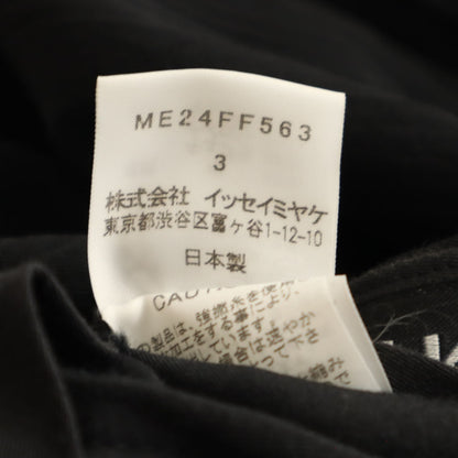 ISSEY MIYAKE WHITE LABEL Crinkle Slacks Black Size 3