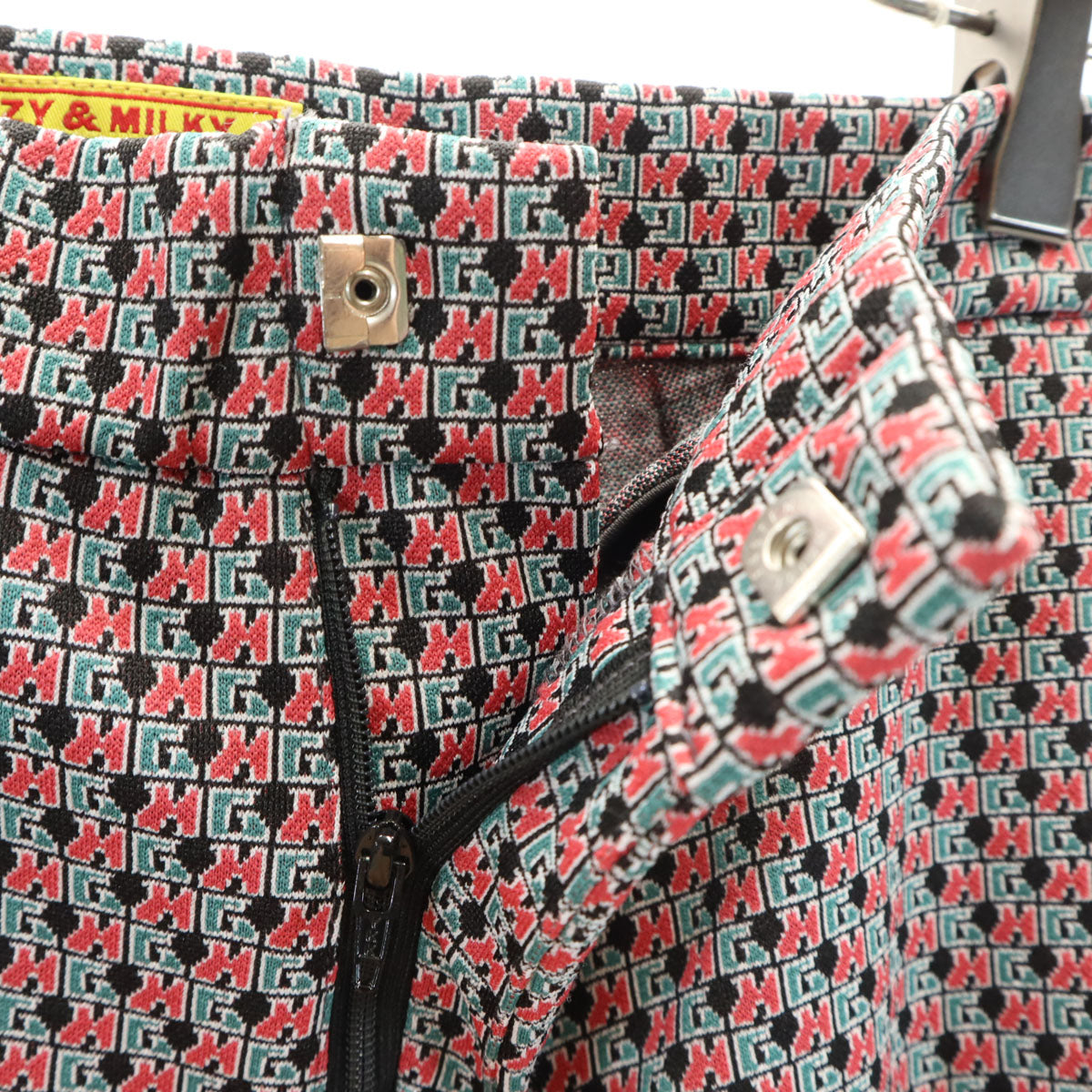 HYSTERIC GLAMOUR Dizzy & Milky Logo Flare Pants Multi Size M