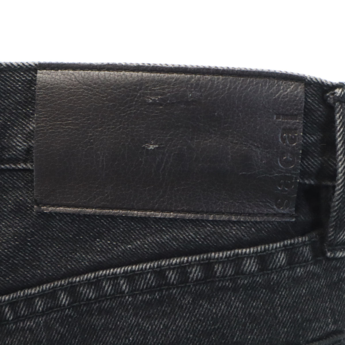 Sacai Made in Japan Black Denim Size 1