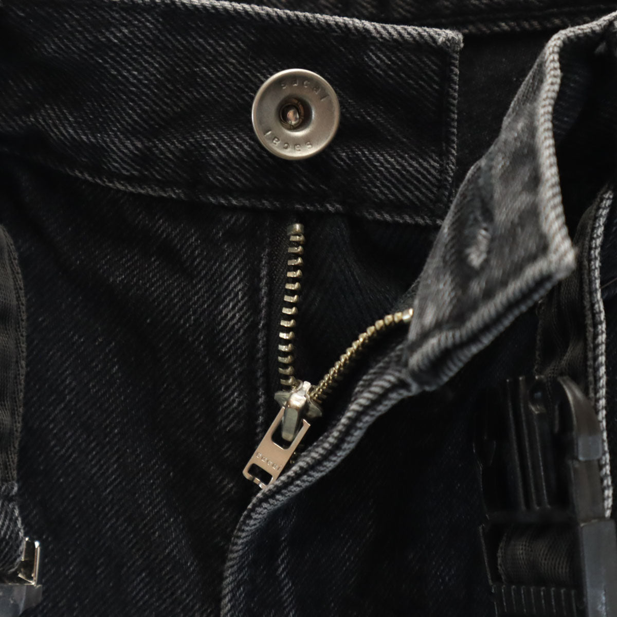 Sacai Made in Japan Black Denim Size 1