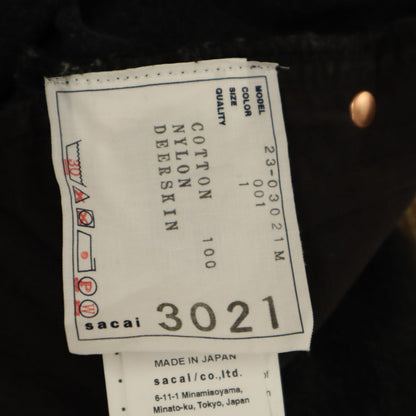 Sacai Made in Japan Black Denim Size 1