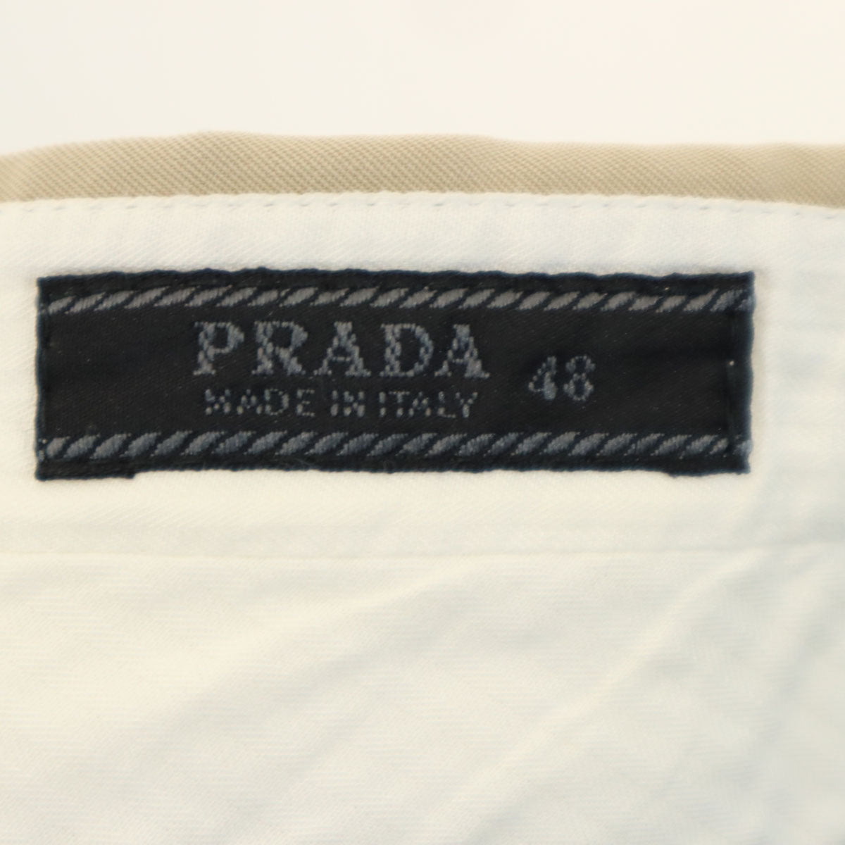 PRADA Made in Italy Slacks Pants Beige Size 48