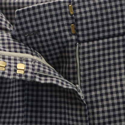 FENDI Gingham Check Pants Size 40