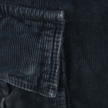 GUCCI Made in Italy Corduroy Cargo Pants Blue Size L