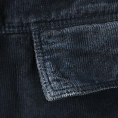 GUCCI Made in Italy Corduroy Cargo Pants Blue Size L