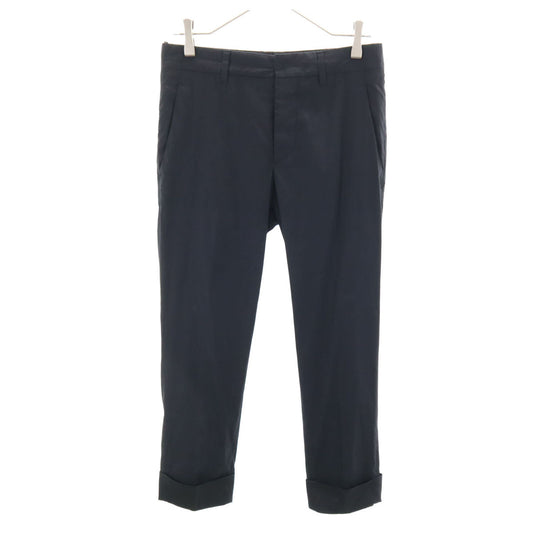 MIUMIU Italian Tapered Pants Black Size 38