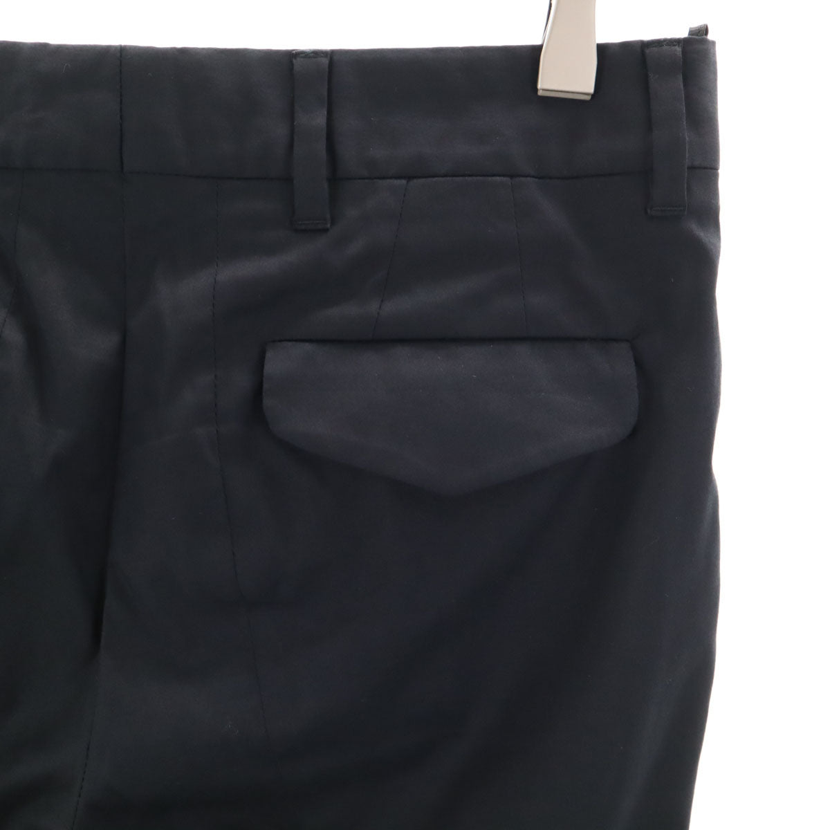 MIUMIU Italian Tapered Pants Black Size 38