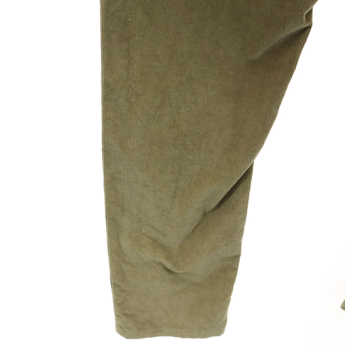 GUCCI Skinny Corduroy Button Fly Pants Khaki Green Size 44