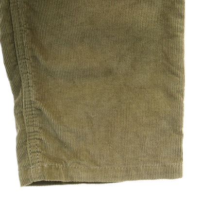 GUCCI Skinny Corduroy Button Fly Pants Khaki Green Size 44