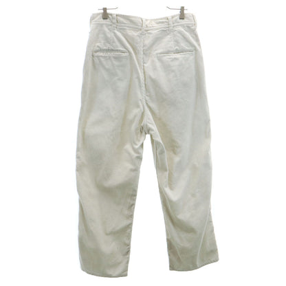Anderson Corduroy Casual Pants Ivory Size M