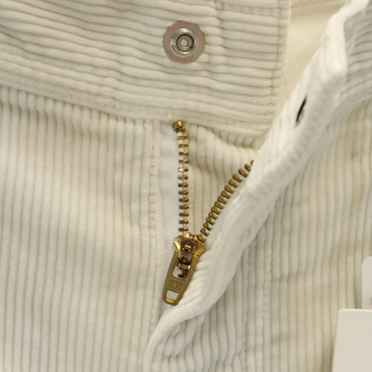 Anderson Corduroy Casual Pants Ivory Size M