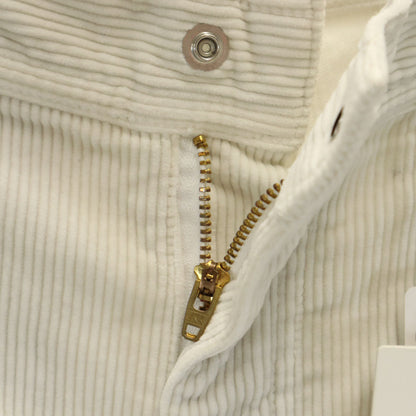 Anderson Corduroy Casual Pants Ivory Size M