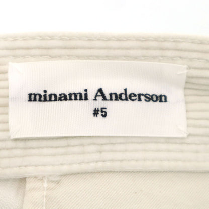 Anderson Corduroy Casual Pants Ivory Size M