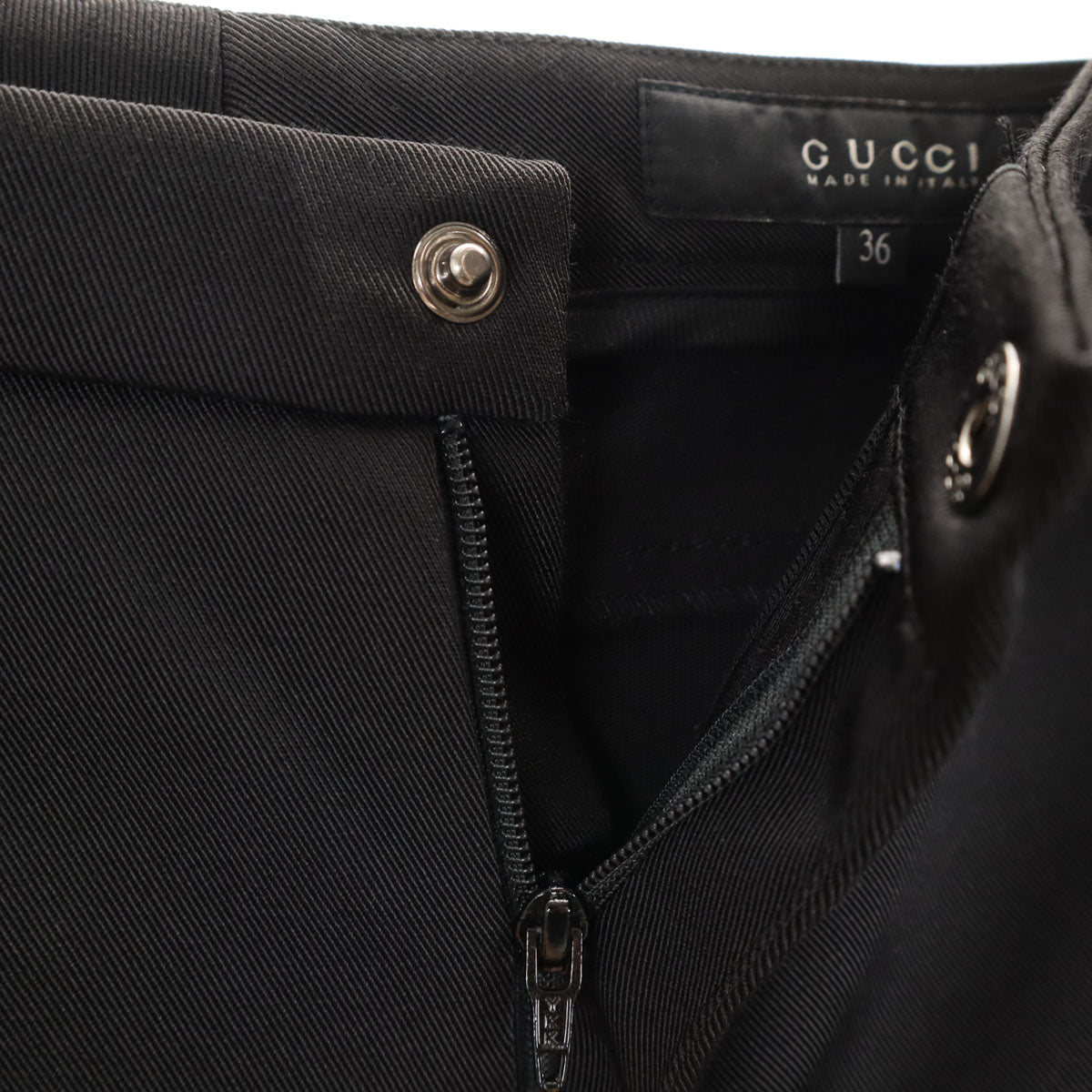 GUCCI Italian Made Pants Black Size 36