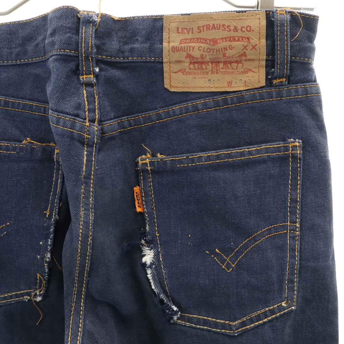 Levi's 70s Big E Orange Tab Jeans Navy
