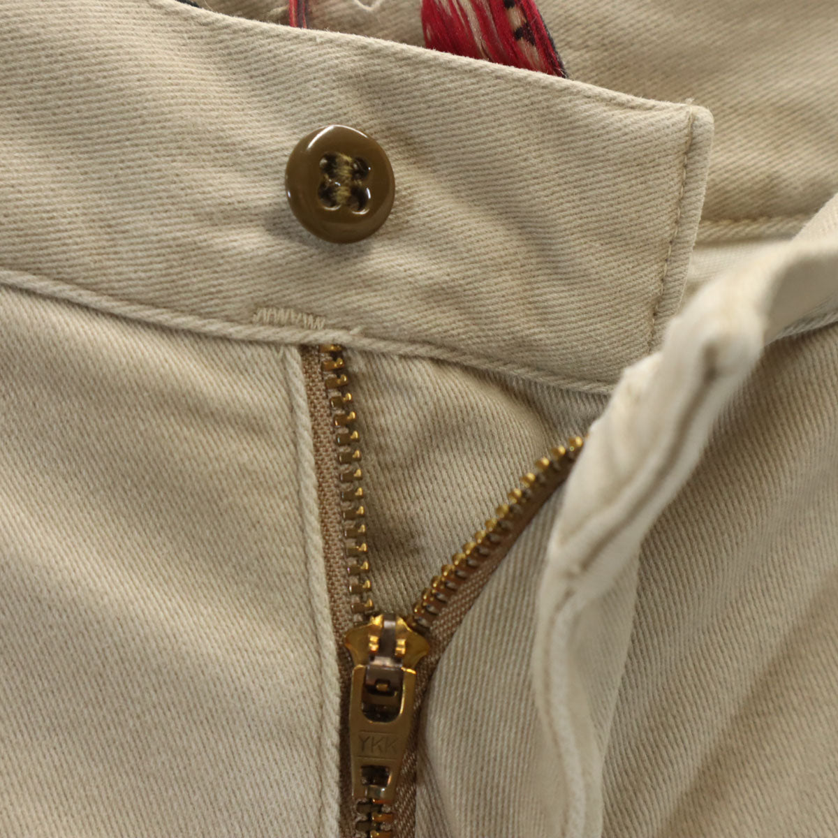 RRL 90s USA Made Red 3 Star Chino Pants Beige Size W29